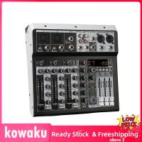 Kowaku DJ เครื่องผสมเสียงเครื่องมิกซ์เสียงคอนโซลผสมเสียงดิจิตอลสำหรับกีตาร์การบันทึก