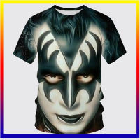 Kiss Solo Album Band 3D Print ฤดูร้อนชายเสื้อ O Neck ลำลองแขนสั้นพลัสขนาดเสื้อยืดแฟชั่นเสื้อผู้ชายเสื้อผ้า XS-5XL