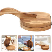 BESTOMZ Dumpling Wooden Dumpling Pastry Dough Presser Dumpling Tool Tool Tool Dumpling Tool