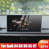 For Audi A4 B8 B9 S4 A5 8T S5 Q5 2008- 2017 2018 2019 Tempered Glass Car Navigation Screen Protector Film Sticker Accessories