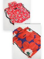 พร้อมส่ง T.27.N Marimekko Unikko Smart Sack Bag ของแท้ 100% สามารถพับเก็บได้ กันน้ำ (กระเป๋าสะพาย,กระเป๋าสะพายหลัง,กระเป๋าลดโลกร้อน,กระเป๋าออกกำลังกาย)