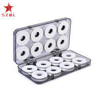 FC 16pcs/lot Translucent Fishing Tackle Box Magnetic Design Spools Line Box Fishing Line Shaft Bobbin Fishing Tackle Fishing Rod Accessories