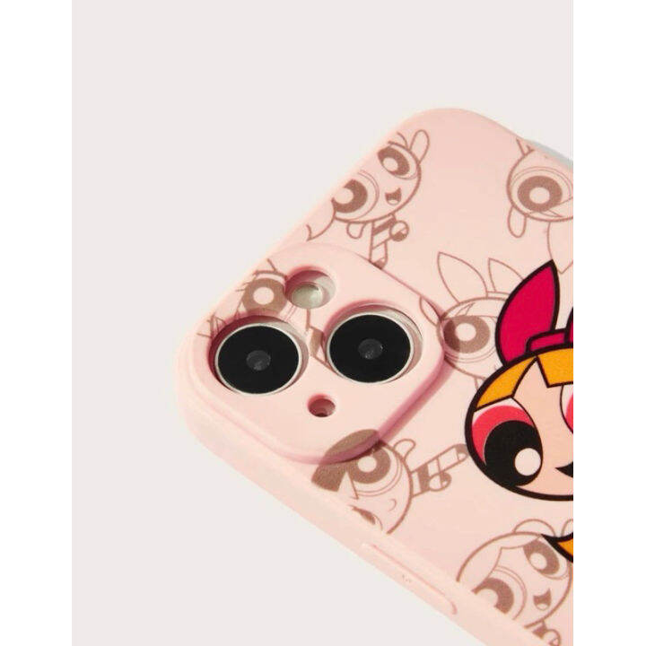 cod-เคสไอโฟนรวมทีมครีมชมพู-พาวเวอร์พัฟฟ์เกิลส์-i7-14promax-case-สินค้างานลิขสิทธิ์แท้100-x-the-powerpuff-girls