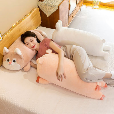 （HOT) หมอนชุดนอนขี้เกียจของเล่นตุ๊กตาหมอนนอนทรงกระบอกยาวรองเอวพักกลางวันผู้ผลิตหมอนขายส่ง