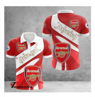 Arsenal 3D High Quality New Design Hot Selling Multi Style Polo Shirt (Contact Online for Free Customization) - NO.HSGHK58W