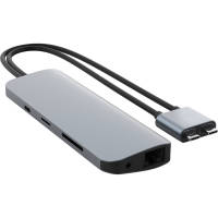 HyperDrive VIPER 10-in-2 USB-C Hub - Silver ส่งฟรี HD392