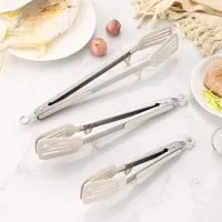 ที่คีบอาหาร ซิลิโคน ที่คีบขนม ที่คีบอาหารสแตนเลส Food Tongs Steak Tongs Silicone Tongs Stainless Steel Tongs