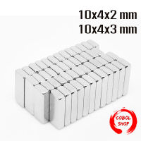COBOL [2ชิ้น] ขนาด10*4*2/10*4*3 มม. แม่เหล็ก Neodymium แรงดูดสูง แม่เหล็กทดลองวิทยาศาสตร์ อุปกรณ์สำหรับงาน DIY