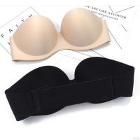 ??in2it ღ Women Strapless Bras Push Up Lift Brassiere Seamless Invisible Bra