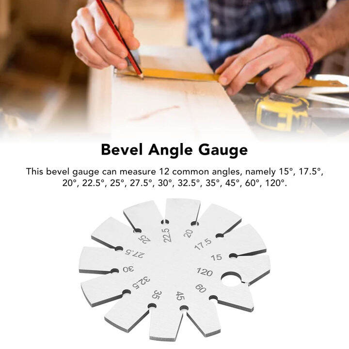 Knife Bevel Gauge Easy Operation 70mm Circular Bevel Angle Gauge for