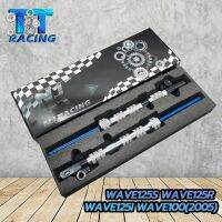 TT RACING กระบอกโช๊คหน้าแต่ง+แกนสีน้ำเงิน รุ่น Wave125,r,s,i / 1คู่