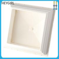 HEYGIRL ฝาครอบพีวีซีสีขาวผ้าคลุมสีน้ำตาลกันน้ำ5 "ปิรามิด Guardrail