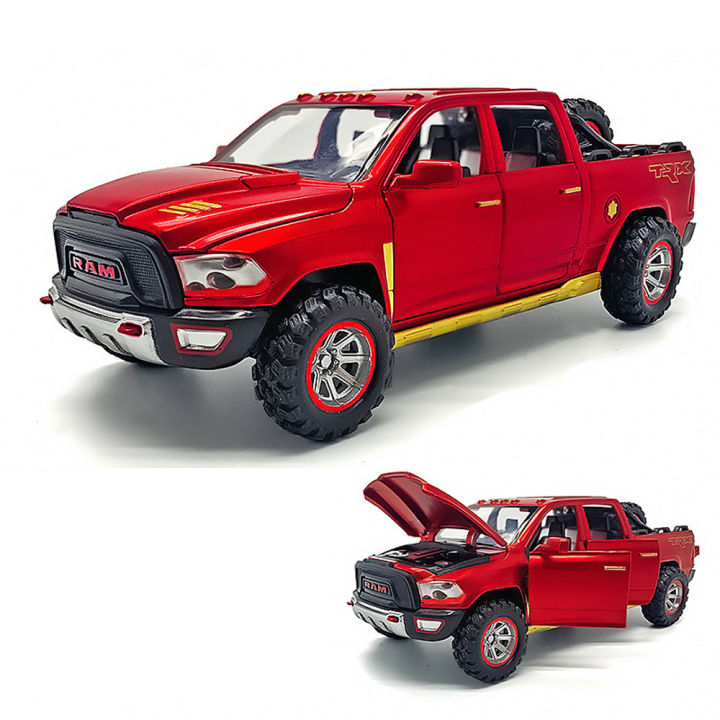 klt-มาตราส่วน-1-32-dodge-ram-trx-รถกระบะของเล่นโลหะผสมรถรุ่น-diecast-ออฟโรดยานพาหนะสําหรับเด็กผู้ชาย-7-ถึง-12-ปีการจําลองเอฟเฟกต์แสงของขวัญคอลเลกชันงานอดิเรก