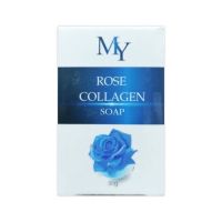 ? 3 ชิ้น สบู่ล้างหน้ากุหลาบมาย ? MY Rose Collagen Soap [ยังไม่หมดอายุ ใช้ได้อีกนาน]