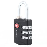 กุญแจรหัส SOLEX TSA 30 MM สีดำ COMBINATION PADLOCK SOLEX TSA 30MM BLACK