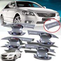 เบ้ารองมือ เบ้าเปิดประตูรถยนต์ รุ่น โตโยต้า คัมรี่  TOYOTA CAMRY  ปี 2006 - 2011 สีชุบ  4 ชิ้น