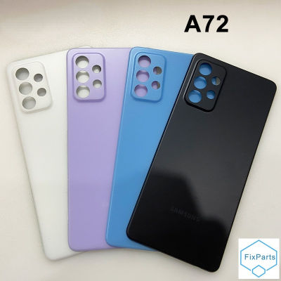 For Samsung A72 Back Cover Rear Door Housing Panel SAMSUNG Galaxy A72 A725 With Replacement Part + Adhesive Sticker