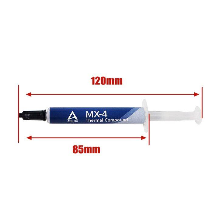 sotota-จาระบีสารประกอบความร้อนความหนาแน่นสูง-mx-4-4กรัมสำหรับอุณหภูมิระบายความร้อนซีพียู-gpu