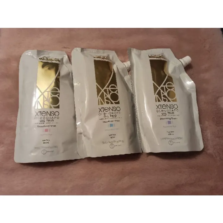 [With Freebie] LOreal Xtenso OLEOSHAPE Rebonding Set Lazada PH