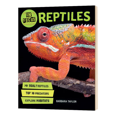 In focus reptiles English version childrens Science Encyclopedia reading materials original English books hardcover Barbara Taylor