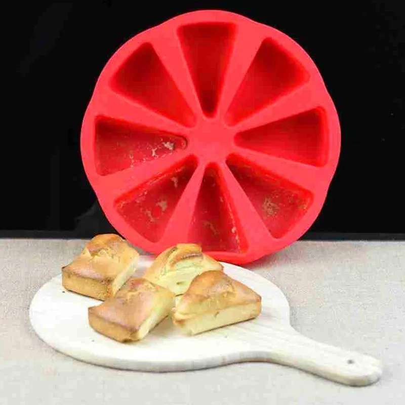 Silicone Cake Mold 8 Cavity Silicone Scone Pan For Cornbread