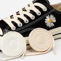 【HOT】✹ 1Pair Flat Shoelace Classic Canvas Shoelaces for Sneakers Sport Laces Allstar Men Strings