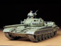 Tamiya 35160 1/35 Tamiya 35160 1/35รถถังประจัญบานหลักของโซเวียต M1 T72ชุดหุ่นประกอบรถถังแบบคงที่สำหรับ S DIY