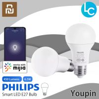 {ItalyNest shop}หลอดไฟ E27 LED อัจฉริยะ Philips สนับสนุนการควบคุมระยะไกล APP WiFi Xiaomi แอปที่บ้าน