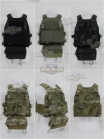 เสื้อเวส รุ่น FCS ยี่ห้อ Emerson (Emersongear FCS Style VEST W/MK Chest Rig SET)  ● ขนาดช่องใส่เพลท : กว้าง10" × สูง12"  ● คุณสมบัติ : 1. ผลิตจากผ้า 1000D 2. เสื้อเวสออกแบบมาให้เน้นสวมใส่สบาย และ ถอดเข้าออกได้ง่าย และ รวดเร็ว 3. เสื้อเวสที่บริเวณสายรองบ่า