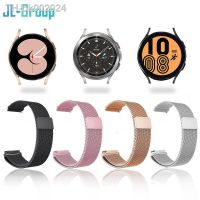 ▣✧◑ Metal Strap For Samsung Galaxy Watch 4 5 Active 2 40mm 44mm Band Watch 3 4 Classic Milanese Magnetic Loop Replacement Bracelet