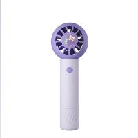 Bladeless Mini Cooling Fan 1200MAh USB Fans Summer Cooling Fans 3-Speed Adjustable Rechargeable for Home Office School, A