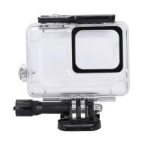 Waterproof Housing for Gopro Hero7 White and Hero7 Silver, Protective 45m Underwater Dive Case Shell with Bracket Accessories for Go Pro Hero7 Action Camera