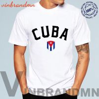 Cuba Flag Design Printed Men T-Shirts Short Sleeve Funny Cuba Graphic Tshirt O-Neck High Quality Cotton Tees Camiseta Masculina