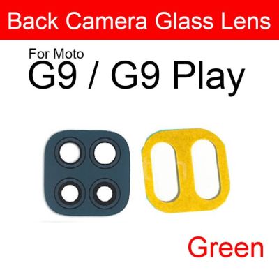 【♘COD Free Cas♘】 anlei3 กระจกเลนส์กล้องถ่ายรูปด้านหลังสำหรับ Motorola Moto G9 Plus G9 Play G9กล้องมองหลังกระจกเลนส์กล้องถ่ายรูปพร้อมกาวอะไหล่ทดแทน