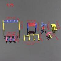 Holiday Discounts 2Sets Fitness Gym Equipment Model Chinese Construction Educational 1:100 1:75 TT OO Scale