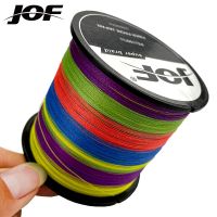 JOF 300เมตรมัลติฟิลาสายตกปลาถัก4เส้นสายเบ็ดตกปลา10-80lb ตกปลาคาร์พ