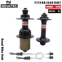 Novatec ตลับ A361BT/F172SB ดุมล้อจักรยานหน้า/หลัง32หลุม4แบริ่งถอดเร็วสำหรับ8-9-10-11-12S พับได้ดิสก์จักรยานดุมเบรค