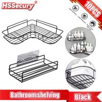 ۩✆┋ Bathroom Shelf Shower Shelves Shampoo Holder Cosmetic Rack Basket Corner Wall Mounted Kitchen Storage Accessories Home Organizer