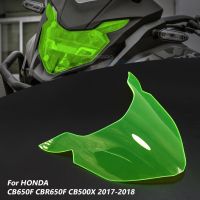 ◄ สำหรับ HONDA CB650F 2017-2018 Motorcyclce ตัวป้องกันไฟหน้า Shield กระจกหน้าจออุปกรณ์ป้องกันฝาครอบฝาครอบป้องกันไฟหน้า