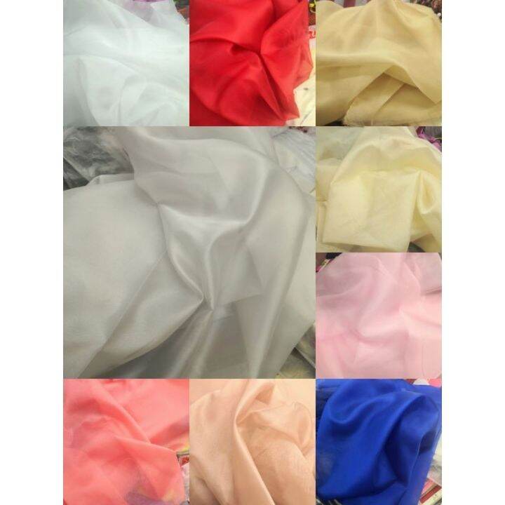 fabric DIAMOND ORGANDY FABRIC 60 width | Lazada PH