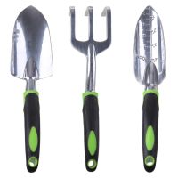 [AMO Garden Decoration]ชุดเครื่องมือสวน3 Pack Garden Hand Shovels Stainless Steel Garden Trowels With Ergonomic Rubberized Non Slip Grip