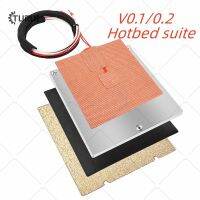 【LZ】◘▫✻  TURUI Voron 0.1 0.2 Hotbed Suite 6061 t651 Placa de alumínio escovado DC AV 24V 75W 110V 220V Impressora 3D Acessórios Impressão