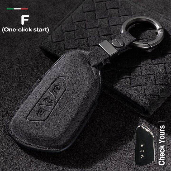 car-key-case-leather-alcantara-for-vw-golf-8-mk8-gti-gtd-r-id3-id4-skoda-octavia-a8-seat-leon-lion-cupra-formentor-tarraco