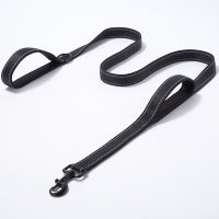 Wholesale Reflective Dog Leash Dual Handle Nylon Durable For Small Medium Large Dog Pet Thicken Training Leash Dog Stuff Rope