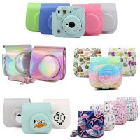 Instax Mini 11 9 8อุปกรณ์เสริมสำหรับกล้อง Artist Oil Paint PU Leather Instant Camera Shoulder Bag Protector Cover Case Pouch