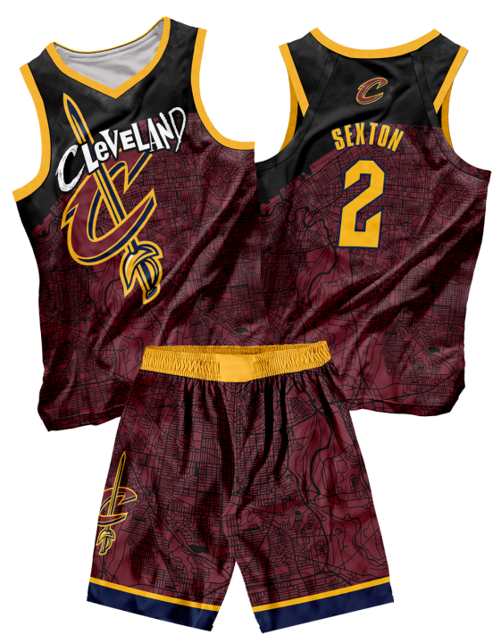 CAVALIERS 05 SEXTON JERSEY FREE CUSTOMIZE OF NAME AND NUMBER ONLY full ...