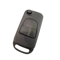 Flip Folding Remote Key Shell 2ปุ่มสำหรับ Benz SLK E113 A C E S W168 W202 W203 Auto Car Key Shell Case