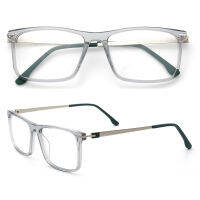 ผู้หญิง Square Optical 2021กรอบแว่นตาผู้ชายคลาสสิก Vintage กรอบแว่นตา Acetate Blue Clear สีแดงสีฟ้าแว่นตา Prescription