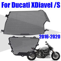 หม้อน้ำรถจักรยานยนต์ Grille Guard Cover Oil Cooler Guard Protector สำหรับ Ducati XDiavel X-Diavel S 2016 - 2019 2020อุปกรณ์เสริม