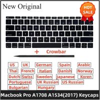 Replacement Keycaps US UK SP FR GR DK IT RU JP swiss Layout for Macbook Pro Retina A1708 (A1534 2017) keyboard keys Keycap